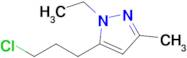 5-(3-Chloropropyl)-1-ethyl-3-methyl-1h-pyrazole