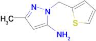 3-Methyl-1-(thiophen-2-ylmethyl)-1h-pyrazol-5-amine