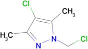 4-Chloro-1-(chloromethyl)-3,5-dimethyl-1h-pyrazole