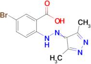 5-Bromo-2-(2-(3,5-dimethyl-4h-pyrazol-4-ylidene)hydrazinyl)benzoic acid