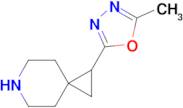 2-Methyl-5-(6-azaspiro[2.5]octan-1-yl)-1,3,4-oxadiazole