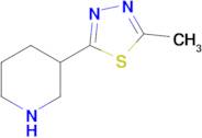 2-Methyl-5-(piperidin-3-yl)-1,3,4-thiadiazole