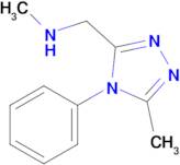 n-Methyl-1-(5-methyl-4-phenyl-4h-1,2,4-triazol-3-yl)methanamine