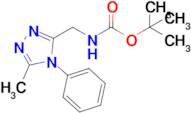 Tert-butyl ((5-methyl-4-phenyl-4h-1,2,4-triazol-3-yl)methyl)carbamate