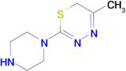 5-Methyl-2-(piperazin-1-yl)-6h-1,3,4-thiadiazine