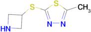 2-(Azetidin-3-ylthio)-5-methyl-1,3,4-thiadiazole