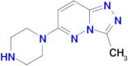 3-Methyl-6-(piperazin-1-yl)-[1,2,4]triazolo[4,3-b]pyridazine
