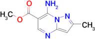 Methyl 7-amino-2-methylpyrazolo[1,5-a]pyrimidine-6-carboxylate