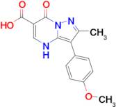 3-(4-Methoxyphenyl)-2-methyl-7-oxo-4,7-dihydropyrazolo[1,5-a]pyrimidine-6-carboxylic acid