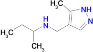 (butan-2-yl)[(5-methyl-1H-pyrazol-4-yl)methyl]amine