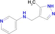 N-[(5-methyl-1H-pyrazol-4-yl)methyl]pyridin-3-amine