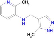 2-methyl-N-[(5-methyl-1H-pyrazol-4-yl)methyl]pyridin-3-amine