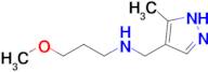 (3-methoxypropyl)[(5-methyl-1H-pyrazol-4-yl)methyl]amine