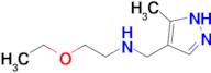 (2-ethoxyethyl)[(5-methyl-1H-pyrazol-4-yl)methyl]amine