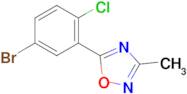 5-(5-Bromo-2-chlorophenyl)-3-methyl-1,2,4-oxadiazole