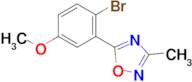 5-(2-Bromo-5-methoxyphenyl)-3-methyl-1,2,4-oxadiazole