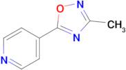 3-Methyl-5-(pyridin-4-yl)-1,2,4-oxadiazole
