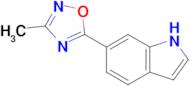 5-(1h-Indol-6-yl)-3-methyl-1,2,4-oxadiazole