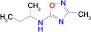 n-(Sec-butyl)-3-methyl-1,2,4-oxadiazol-5-amine