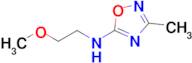 n-(2-Methoxyethyl)-3-methyl-1,2,4-oxadiazol-5-amine