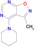 3-Methyl-4-(piperidin-1-yl)isoxazolo[5,4-d]pyrimidine