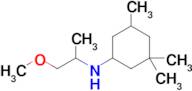 n-(1-Methoxypropan-2-yl)-3,3,5-trimethylcyclohexan-1-amine