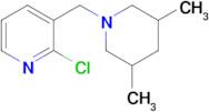 2-Chloro-3-((3,5-dimethylpiperidin-1-yl)methyl)pyridine