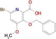 3-(Benzyloxy)-6-bromo-4-methoxypicolinic acid