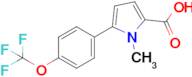 1-Methyl-5-(4-(trifluoromethoxy)phenyl)-1H-pyrrole-2-carboxylic acid