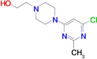 2-(4-(6-Chloro-2-methylpyrimidin-4-yl)piperazin-1-yl)ethanol