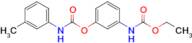 Ethyl (3-((m-tolylcarbamoyl)oxy)phenyl)carbamate