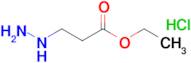 Ethyl 3-hydrazinylpropanoate hydrochloride