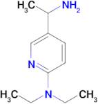 5-(1-Aminoethyl)-N,N-diethylpyridin-2-amine