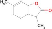 3,6-Dimethyl-3,3a,4,5-tetrahydrobenzofuran-2(7aH)-one