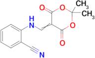 2-(((2,2-Dimethyl-4,6-dioxo-1,3-dioxan-5-ylidene)methyl)amino)benzonitrile