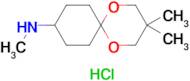 N,3,3-Trimethyl-1,5-dioxaspiro[5.5]undecan-9-amine hydrochloride