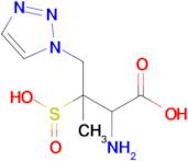 2-Amino-3-methyl-3-sulfino-4-(1H-1,2,3-triazol-1-yl)butanoic acid