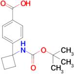 4-(1-((tert-Butoxycarbonyl)amino)cyclobutyl)benzoic acid