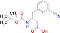 (R)-3-((tert-Butoxycarbonyl)amino)-4-(3-cyanophenyl)butanoic acid