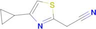 2-(4-Cyclopropylthiazol-2-yl)acetonitrile