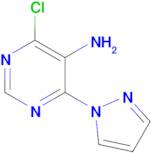 4-Chloro-6-(1H-pyrazol-1-yl)pyrimidin-5-amine