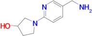 1-(5-(Aminomethyl)pyridin-2-yl)pyrrolidin-3-ol