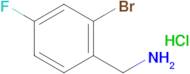 (2-Bromo-4-fluorophenyl)methanamine hydrochloride