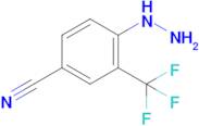 4-Hydrazinyl-3-(trifluoromethyl)benzonitrile