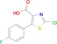 2-Chloro-5-(4-fluorophenyl)thiazole-4-carboxylic acid