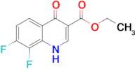 Ethyl 7,8-difluoro-4-oxo-1,4-dihydroquinoline-3-carboxylate