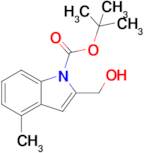 tert-Butyl 2-(hydroxymethyl)-4-methyl-1H-indole-1-carboxylate