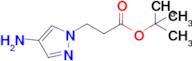 tert-Butyl 3-(4-amino-1H-pyrazol-1-yl)propanoate