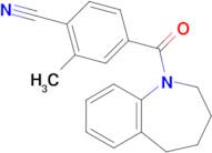 2-Methyl-4-(2,3,4,5-tetrahydro-1H-benzo[b]azepine-1-carbonyl)benzonitrile