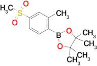 4,4,5,5-Tetramethyl-2-(2-methyl-4-(methylsulfonyl)phenyl)-1,3,2-dioxaborolane